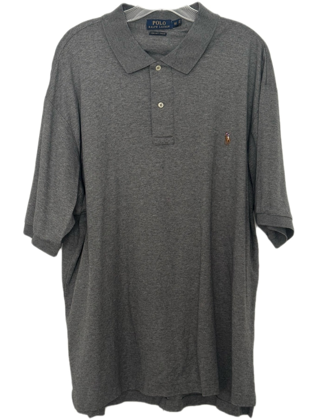 Polo by Ralph Lauren Pima Soft Touch - Charcoal Gray Short-Sleeve Polo